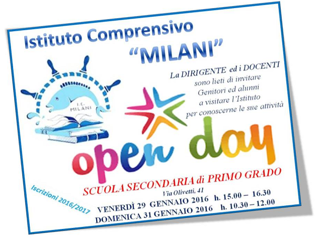 open day 2016 milani secondaria