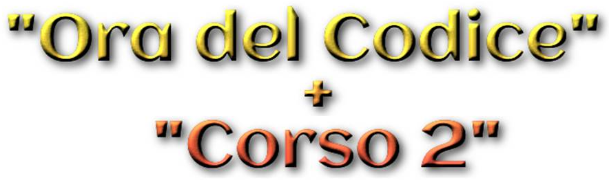 ora del codice corso 2 MANZI