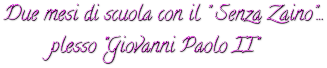 Senza zaino GPII