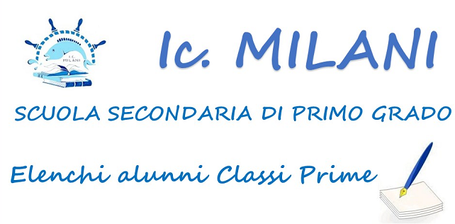 elenchi alunni classi prime