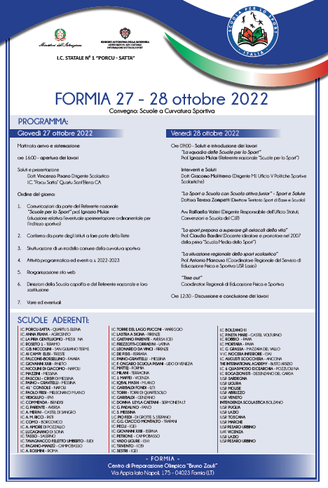 locandina formia sport