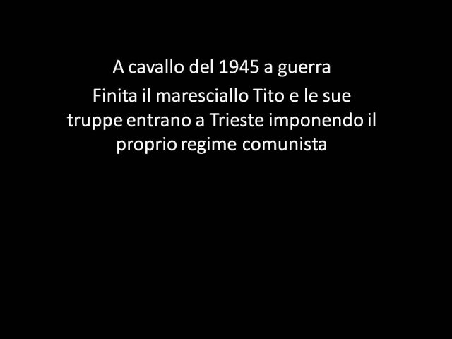3A Lavoro Foibe