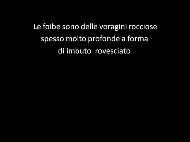 3A Lavoro Foibe