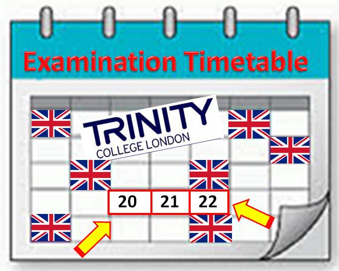 timetable esami trinity