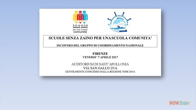 INCONTRO COORDINAMENTO NAZIONALE